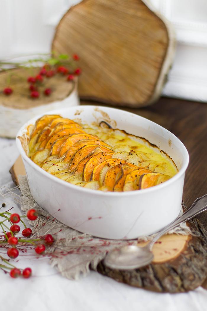 Rezeptbild: Festliches Süßkartoffelgratin