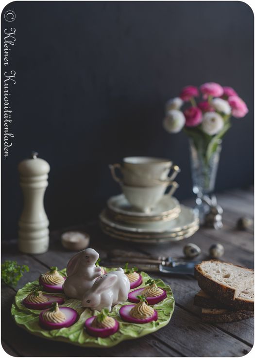 Rezeptbild: Gefüllte Eier "Pretty in Pink"