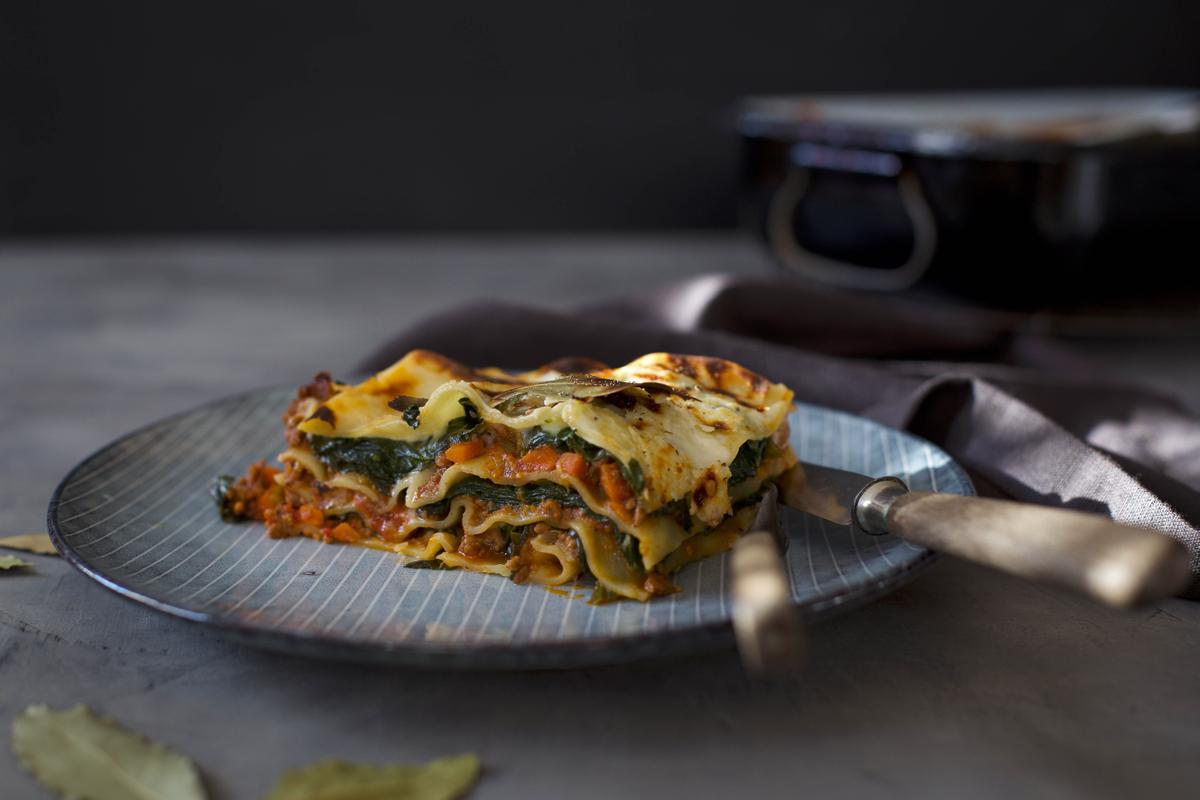 Rezeptbild: Klassische Lasagne mit Spinat