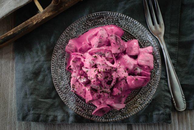 Rezeptbild: Heringssalat mit Pellkartoffeln
