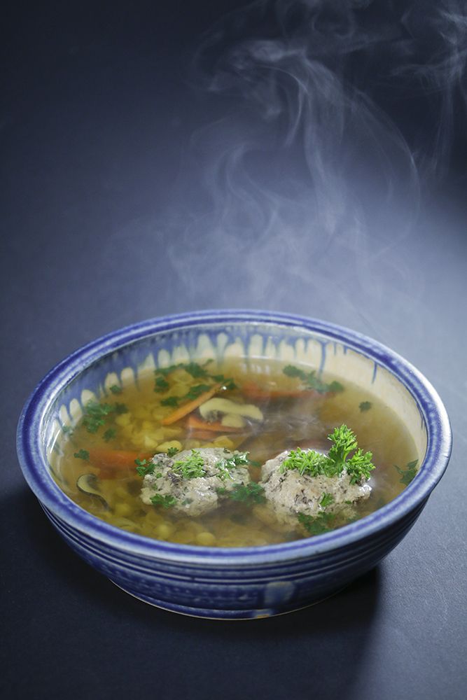 Rezeptbild: Reh-Leberknödelsuppe