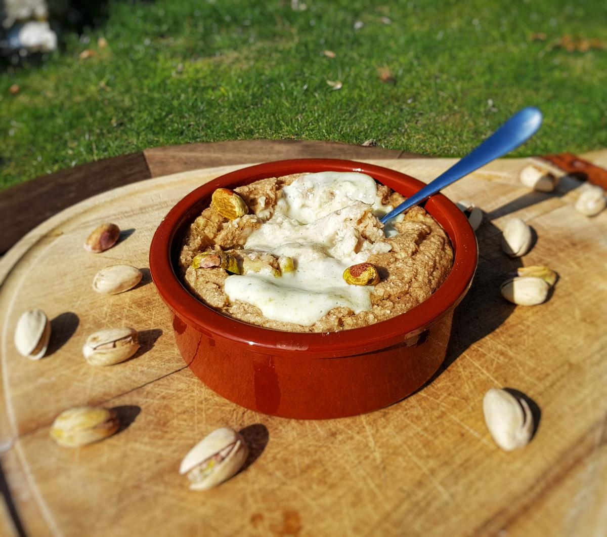 Rezeptbild: Pistazien Haferbrei