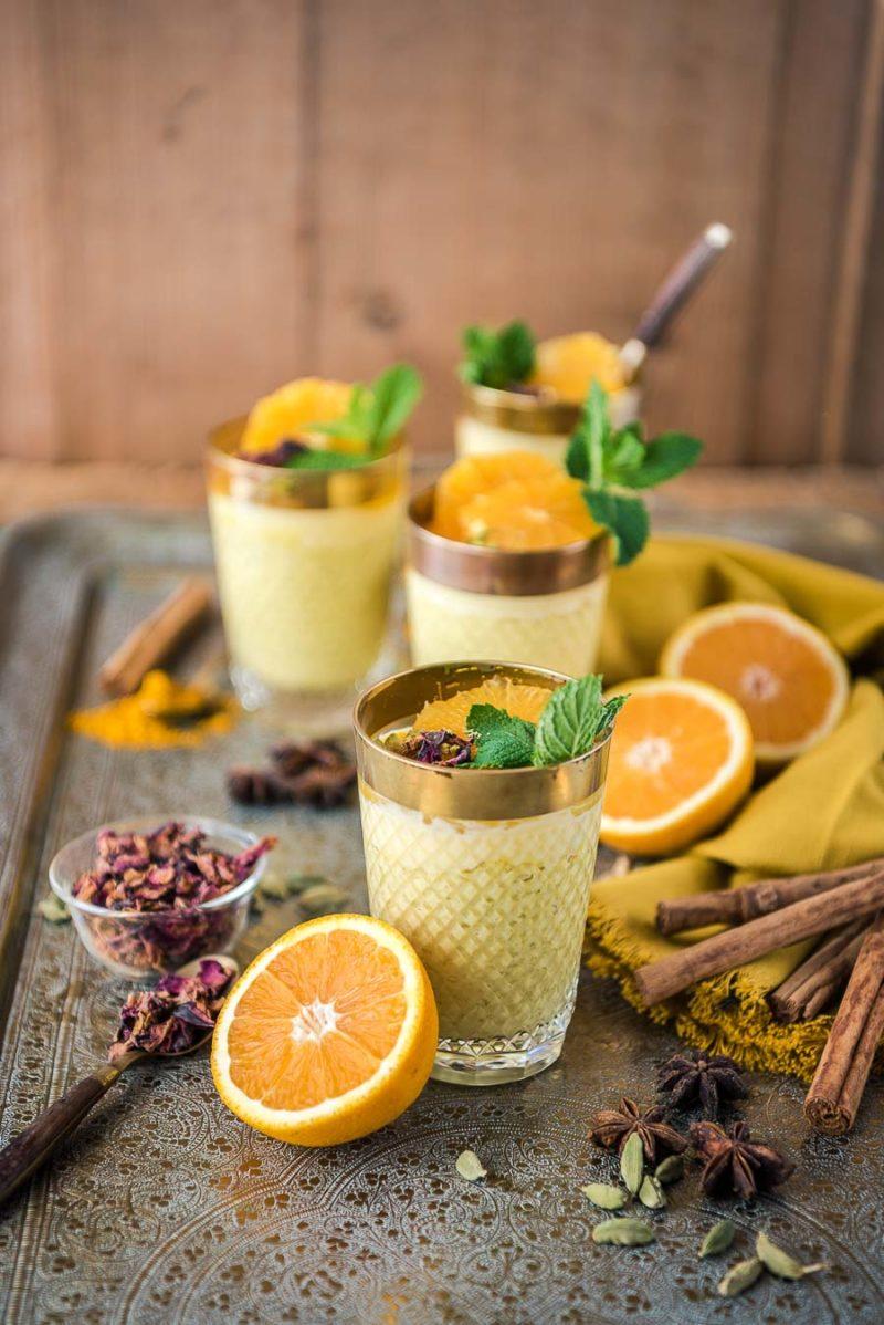 Rezeptbild: Orientalischer Milchreis mit Orangen