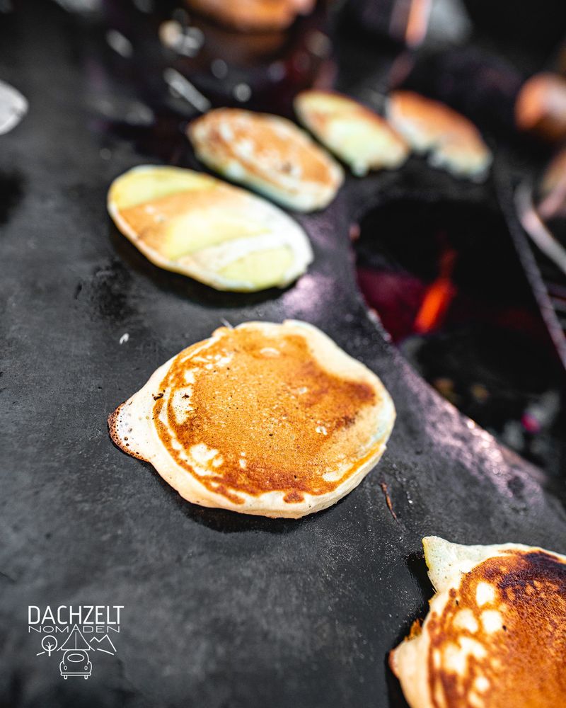 Rezeptbild: Pancakes von der Feuertonne