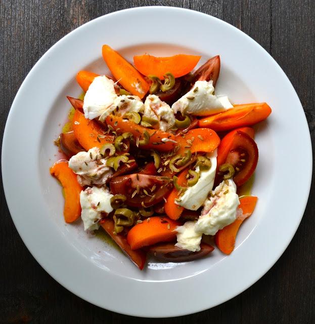 Rezeptbild: Salat mit Aprikosen & Tomaten