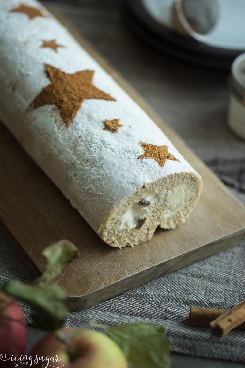 Rezeptbild: Apfelstrudel Roulade