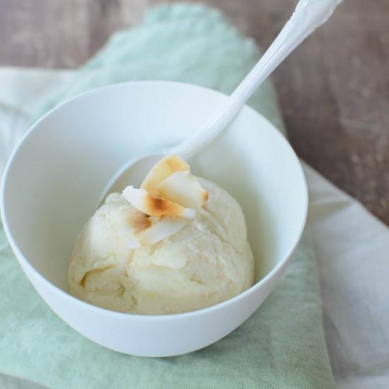 Rezeptbild: Piña Colada Eis