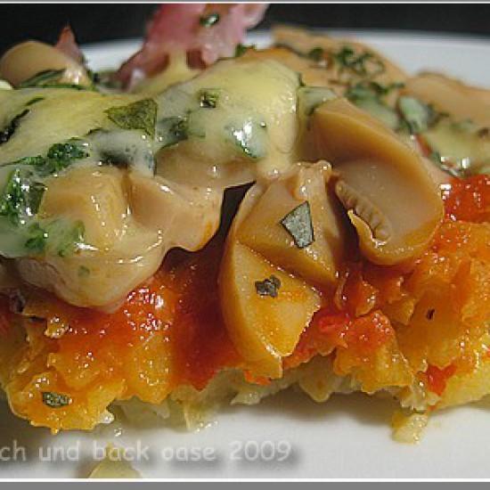 Rezeptbild: Kartoffelpizza