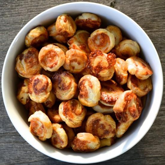 Rezeptbild: Blätterteig Scamorza-Schneckchen