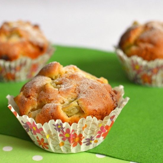Rezeptbild: Rhabarber Muffins