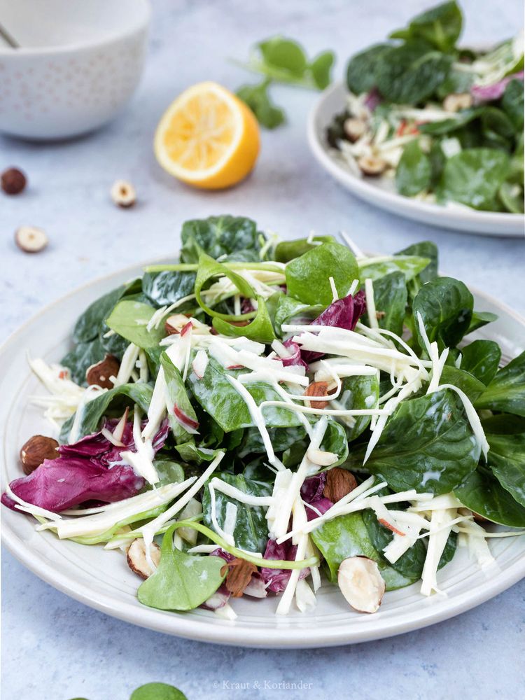 Rezeptbild: Wintersalat mit Pastinaken und Apfel