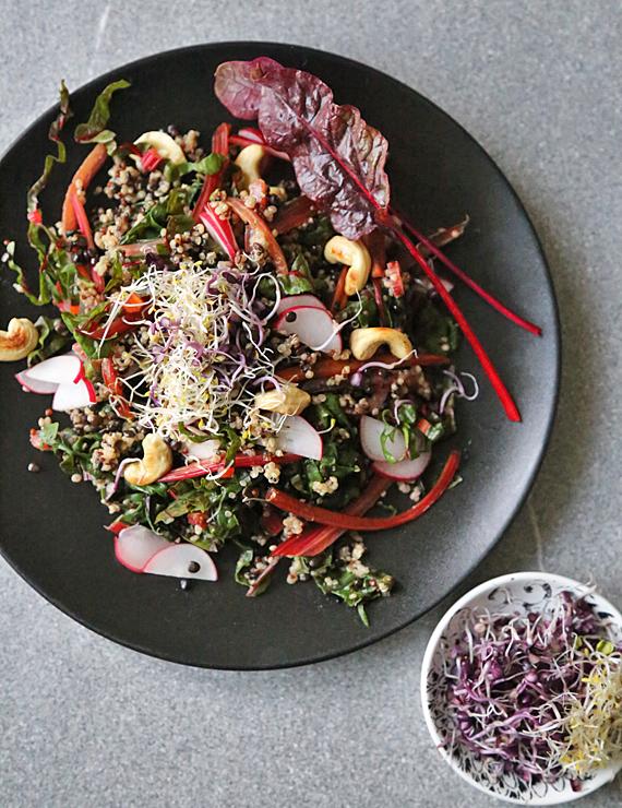Rezeptbild: Mangold-Quinoa-Salat