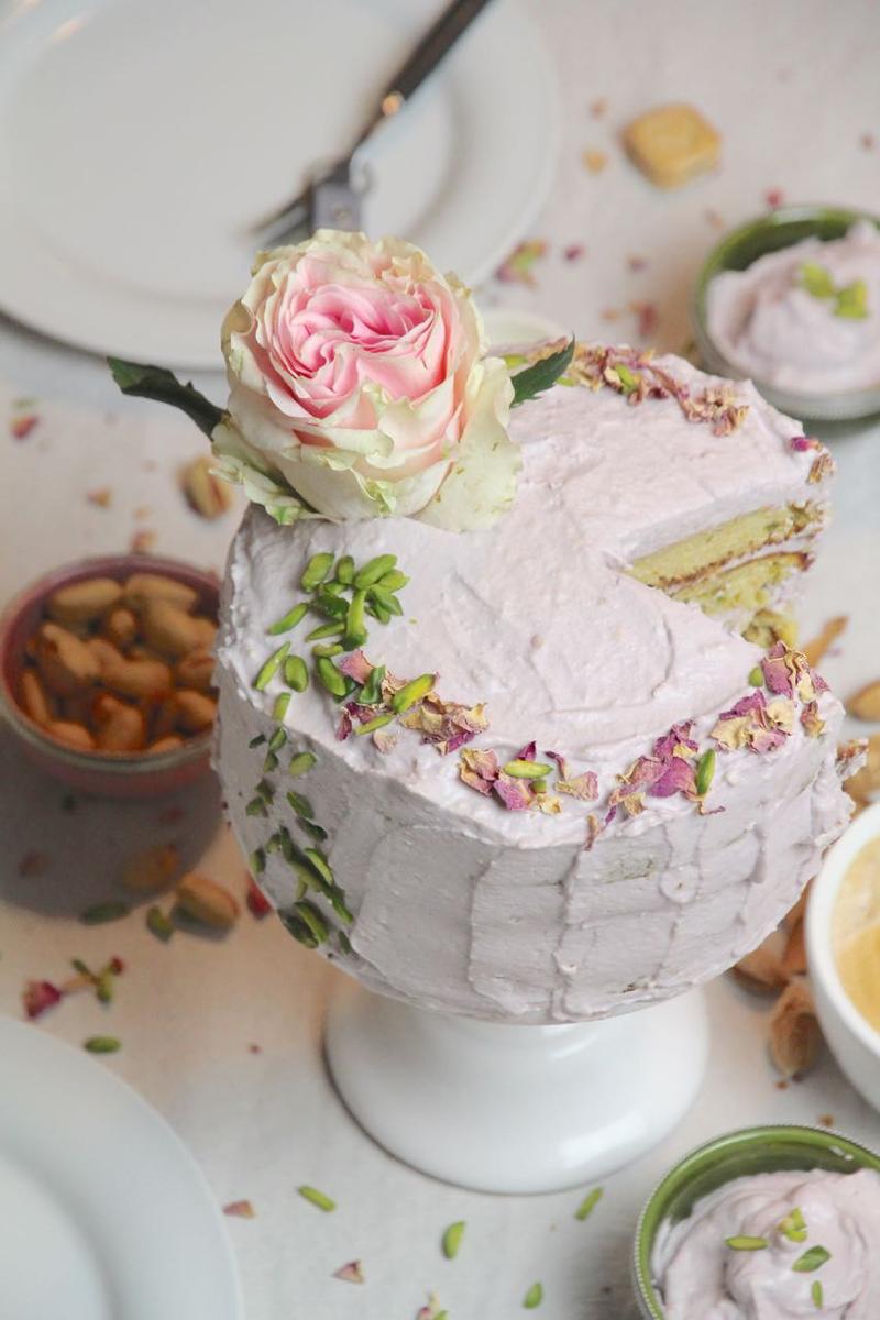 Rezeptbild: Persian Love Cake - glutenfreier persischer Liebeskuchen