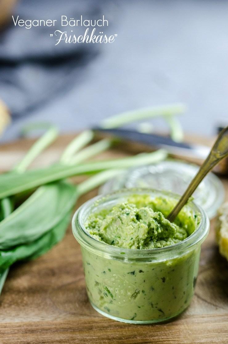 Rezeptbild: Veganer Bärlauch Frischkäse