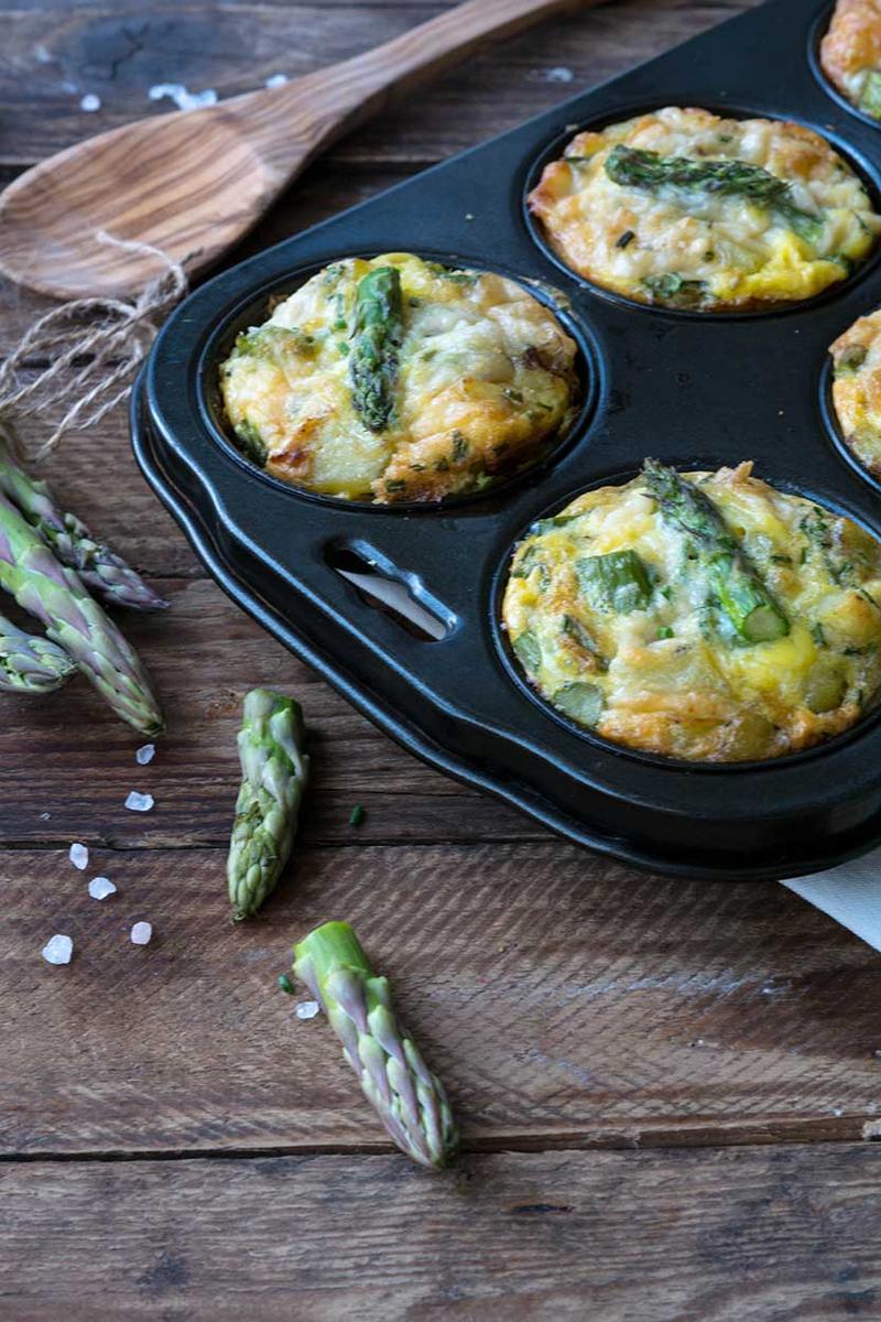 Rezeptbild: Frittata mit grünem Spargel