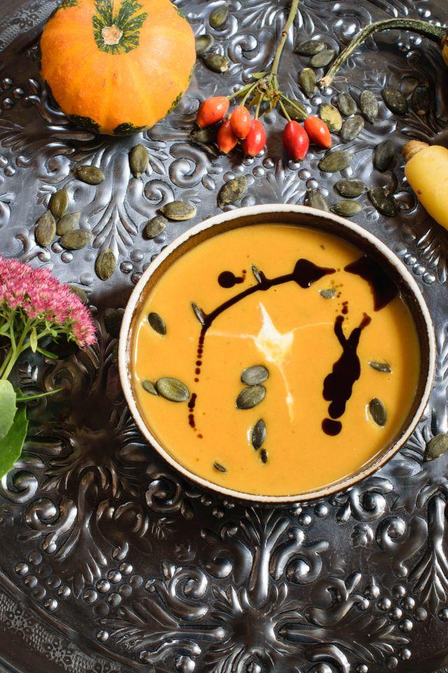 Rezeptbild: Kürbis-Möhren-Suppe mit Vanille