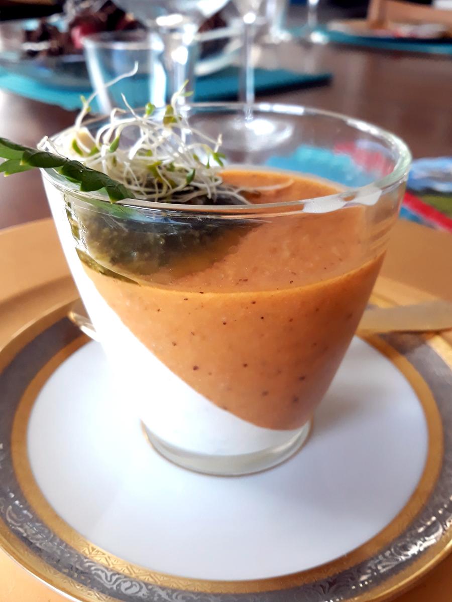 Rezeptbild: Tomaten-Frischkaese Terrine