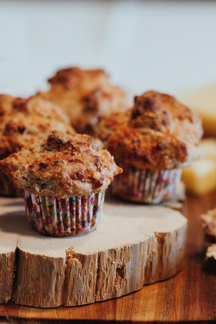 Rezeptbild: Brot-Muffins mit Schinken und Käse