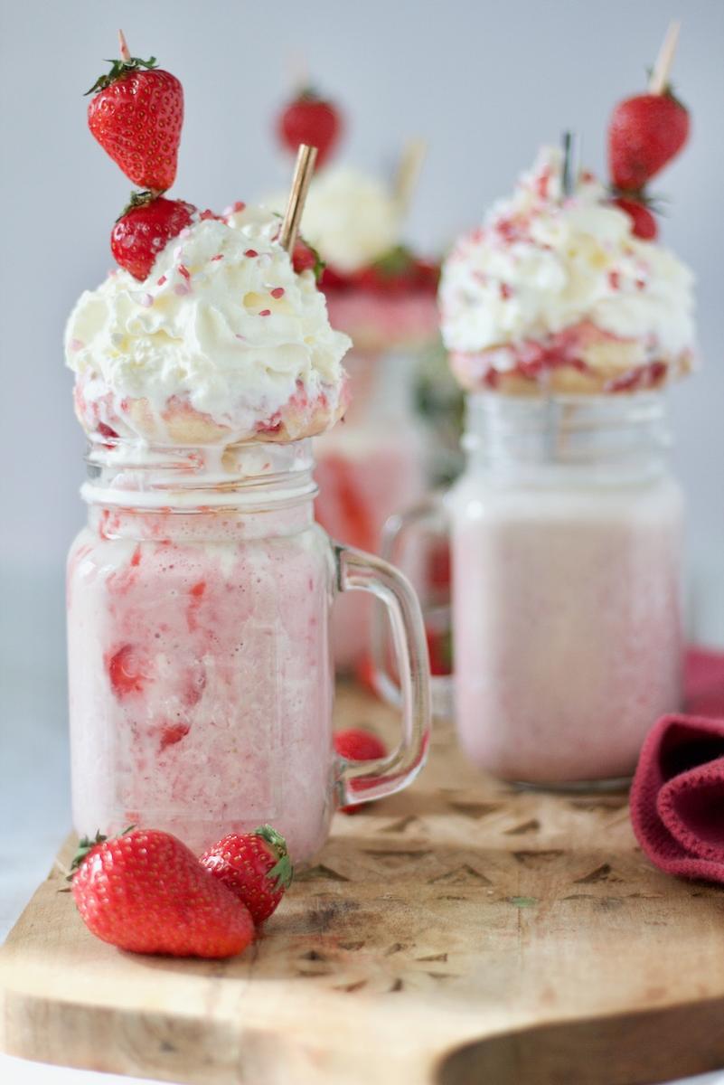 Rezeptbild: Erdbeer Monstershake