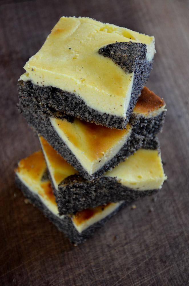 Rezeptbild: Mohn-Topfen-Gitterkuchen