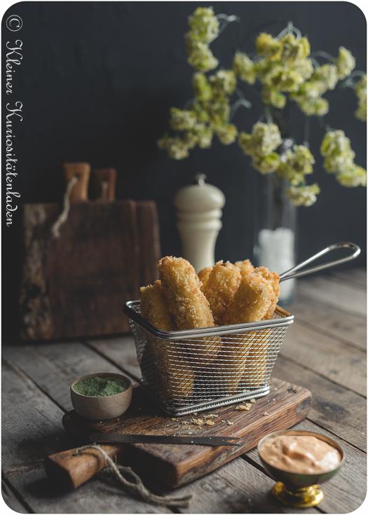 Rezeptbild: Mozzarellasticks, hausgemacht