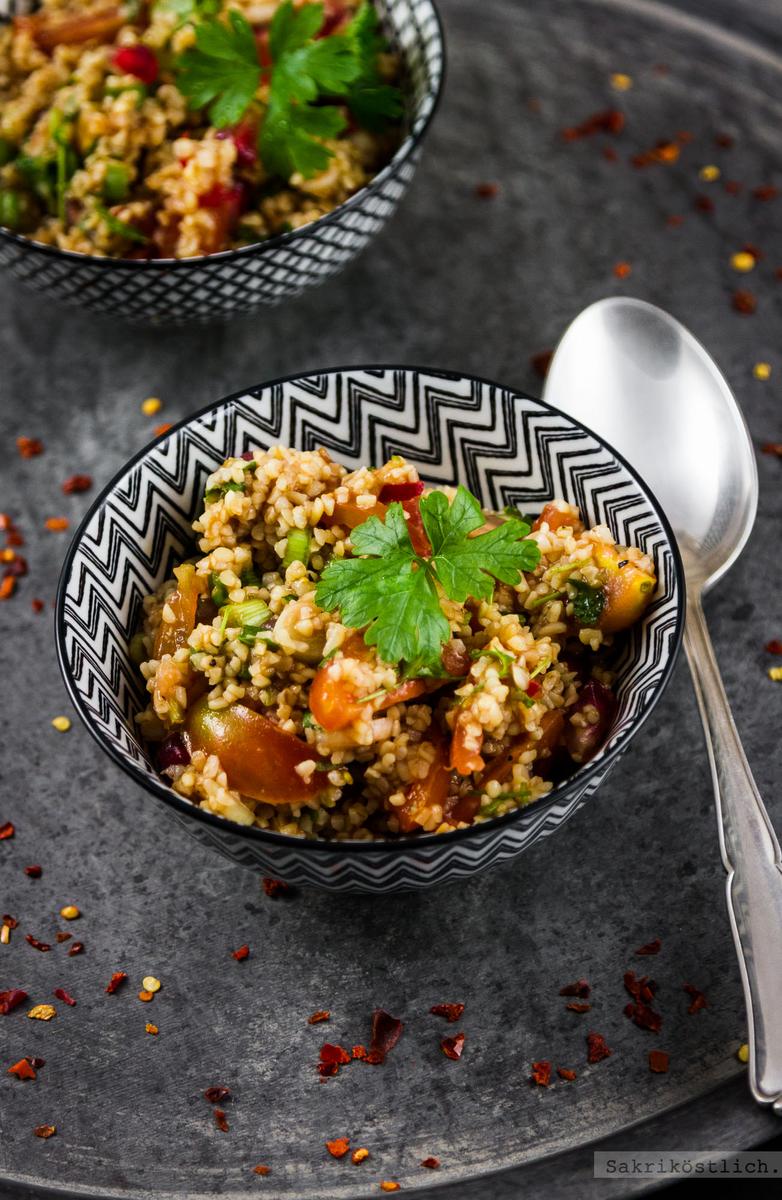 Rezeptbild: Kisir - Bulgursalat