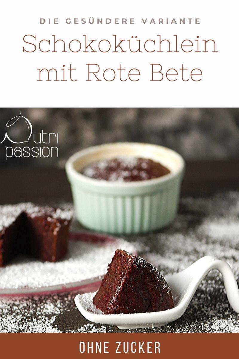 Rezeptbild: Schokoküchlein mit Rote Bete (glutenfrei)