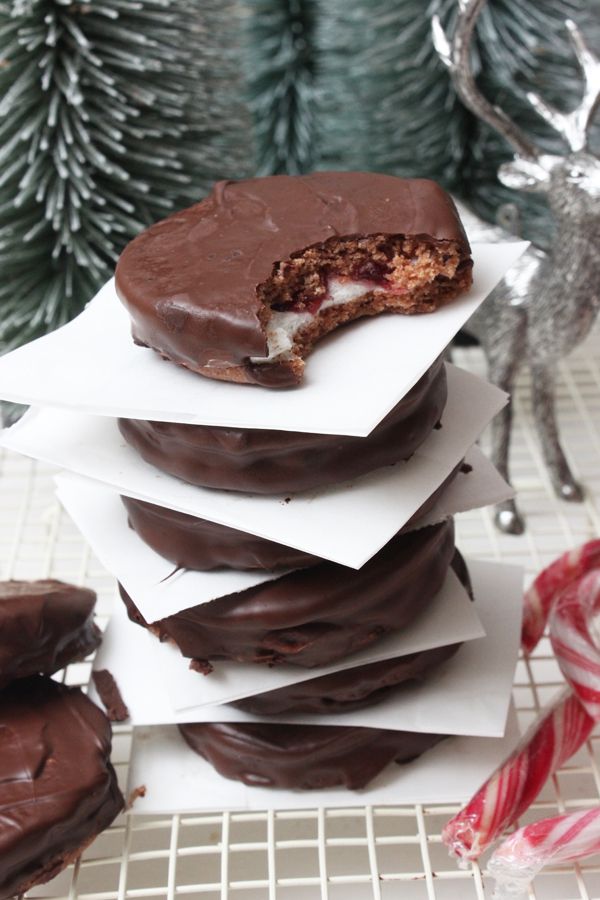 Rezeptbild: Schokoladen-Marshmallow-Doppeldecker – Weihnachtliches Rezept
