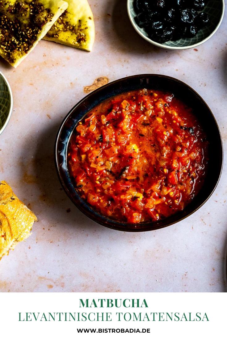 Rezeptbild: Matbucha: Levantinische Tomatensalsa mit Minze