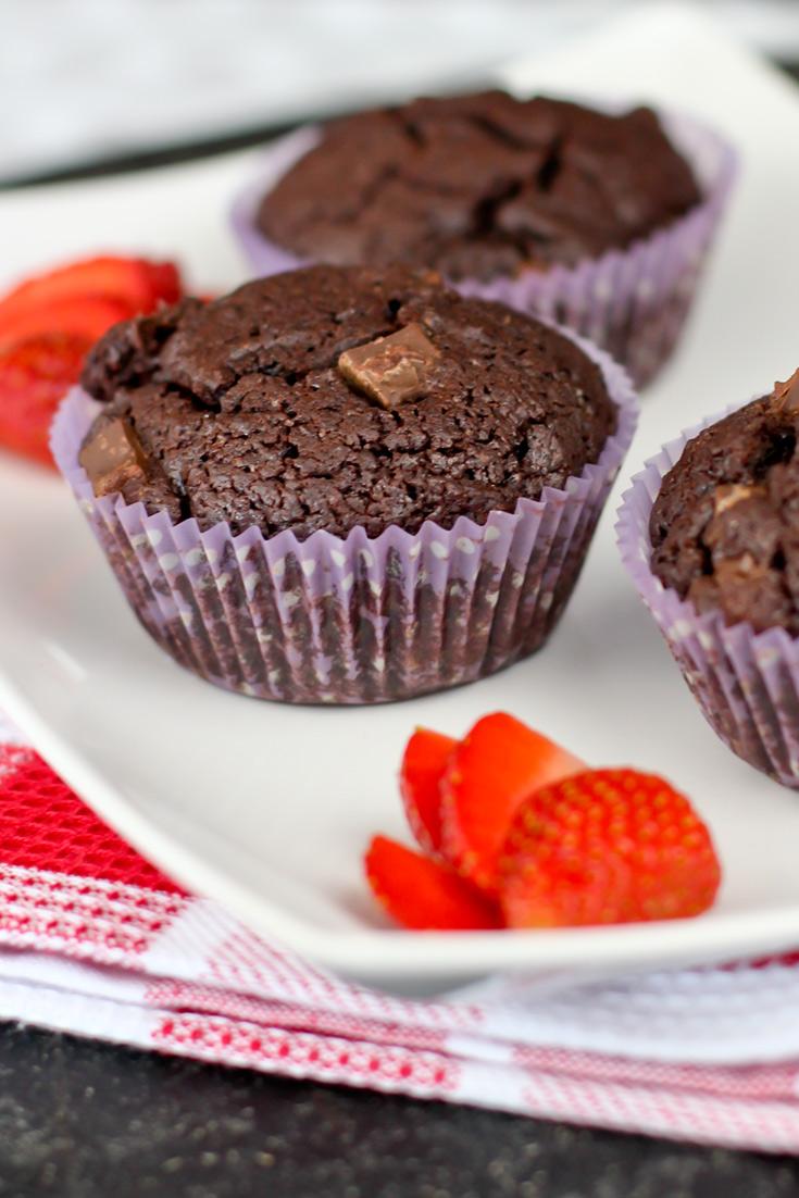 Rezeptbild: Protein Schoko Muffins Rezept