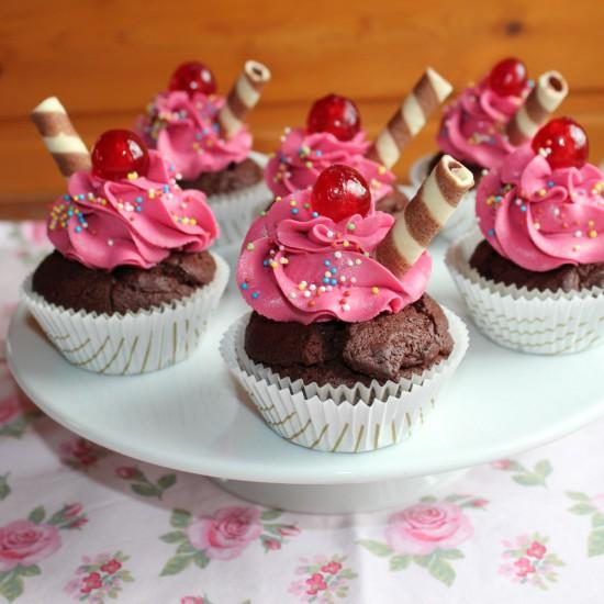 Rezeptbild: Cherry Cupcakes