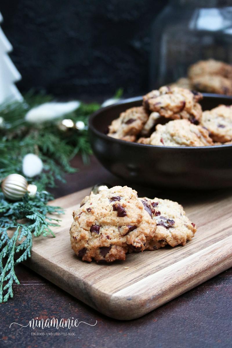 Rezeptbild: Pekannuss-Schoko-Cookies