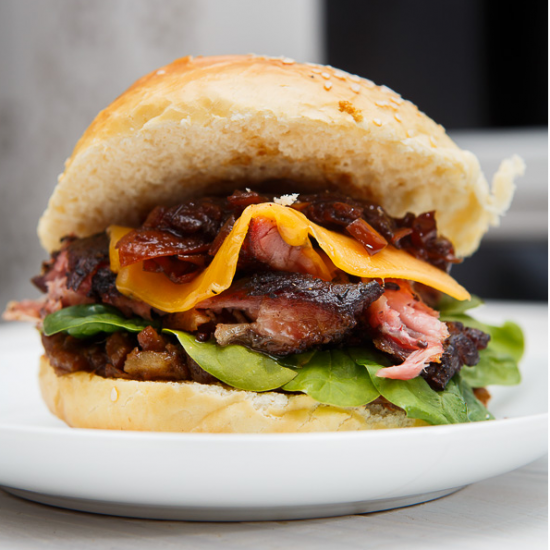 Rezeptbild: Ribbespierre Burger