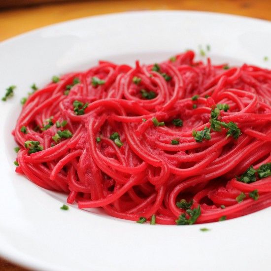 Rezeptbild: Rote Bete Pasta