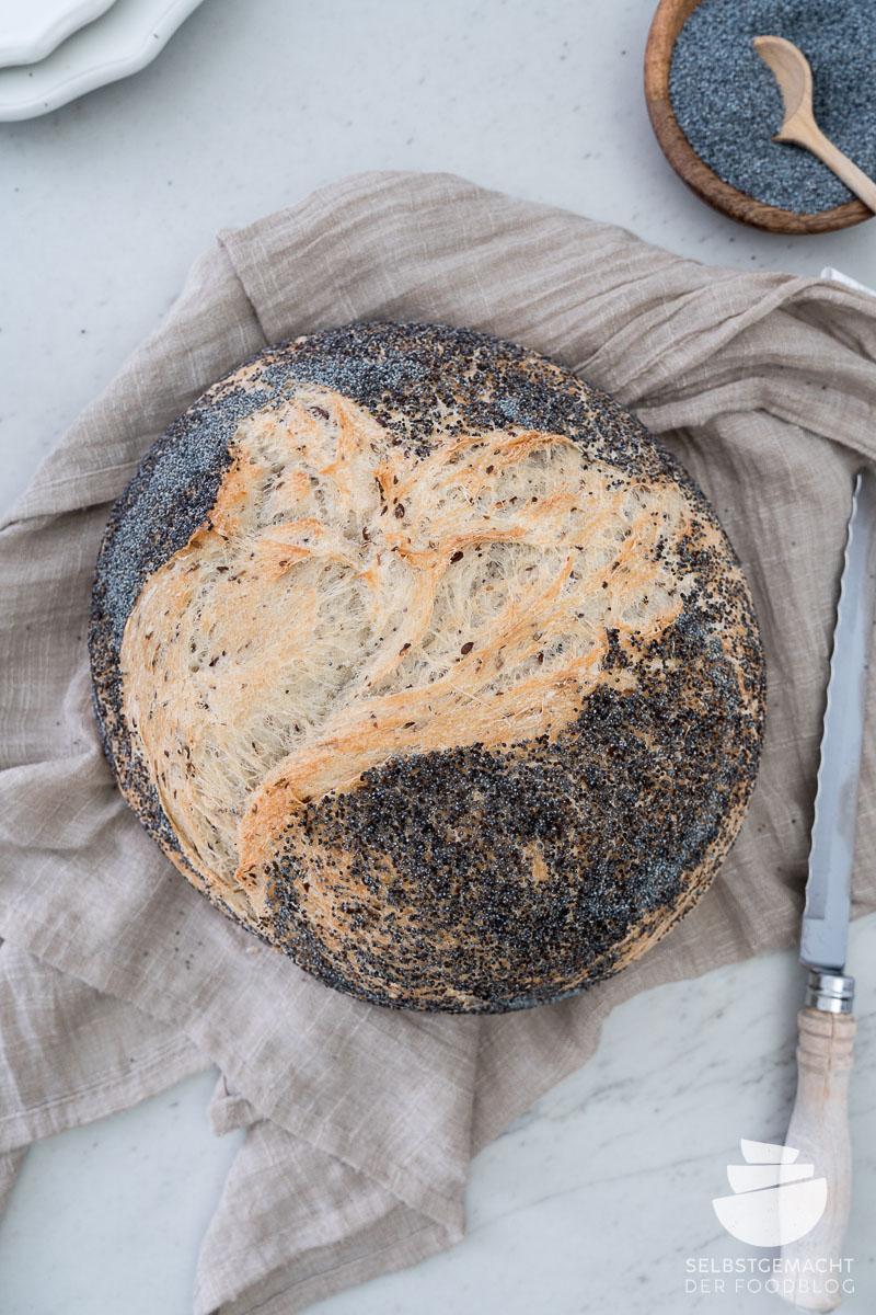 Rezeptbild: Brot #136 – Einfaches Mohnbrot