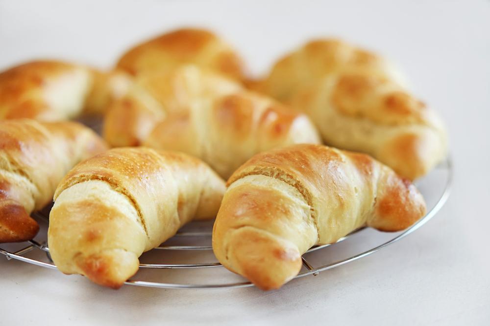 Rezeptbild: Zarte Butterhörnchen