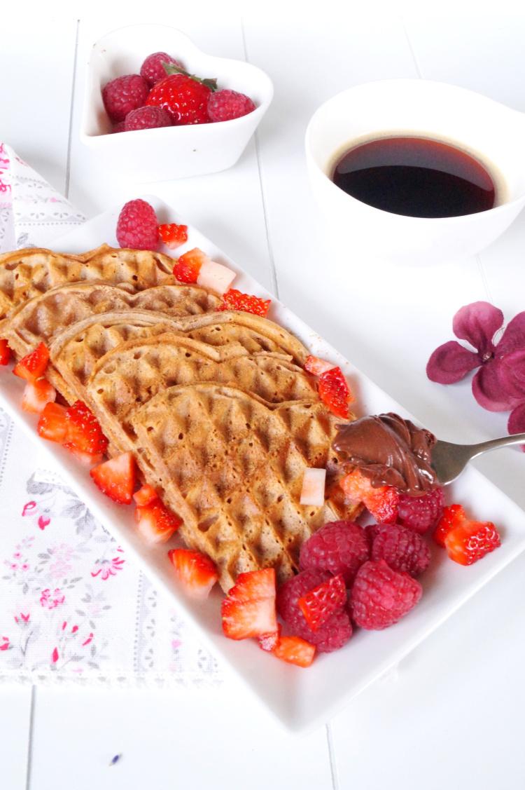 Rezeptbild: Cappucino Waffeln 