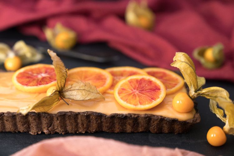 Rezeptbild: Blutorangen-Tarte