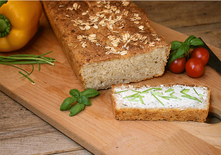 Rezeptbild: Haferflockenbrot mit Sesam
