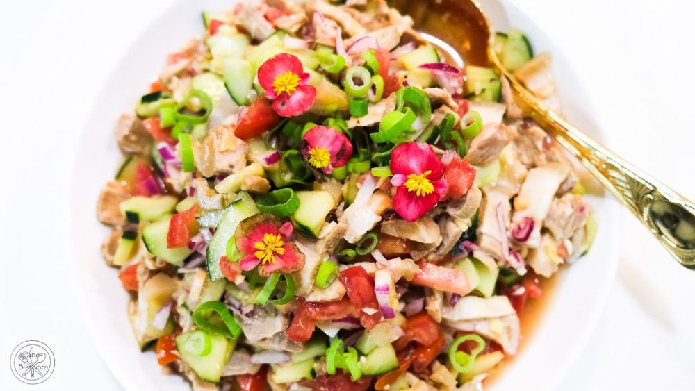 Rezeptbild: Kilawin - Philippinischer Schweinebauch Salat