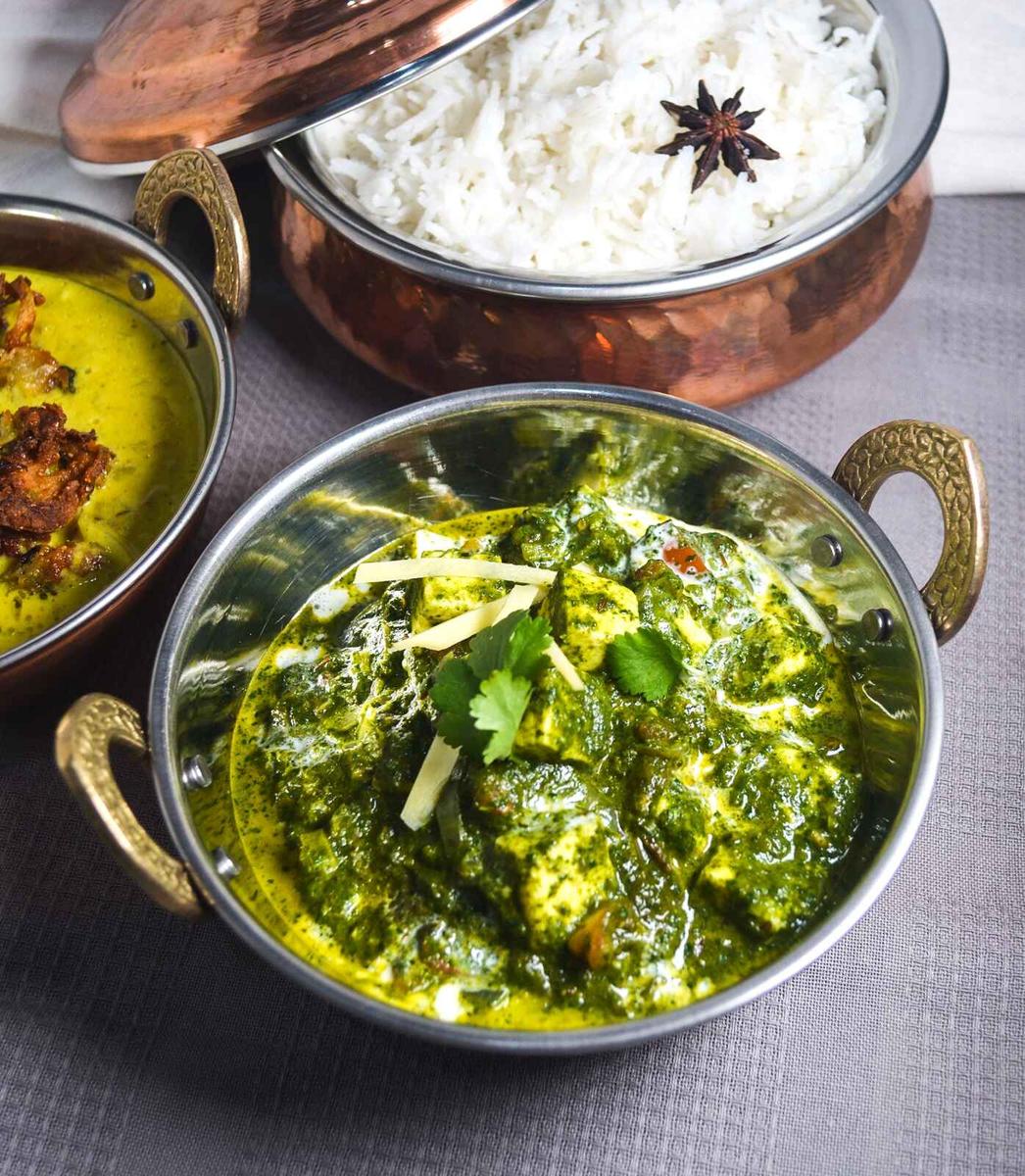 Rezeptbild: Palak Paneer - Indischer Käse mit Spinat