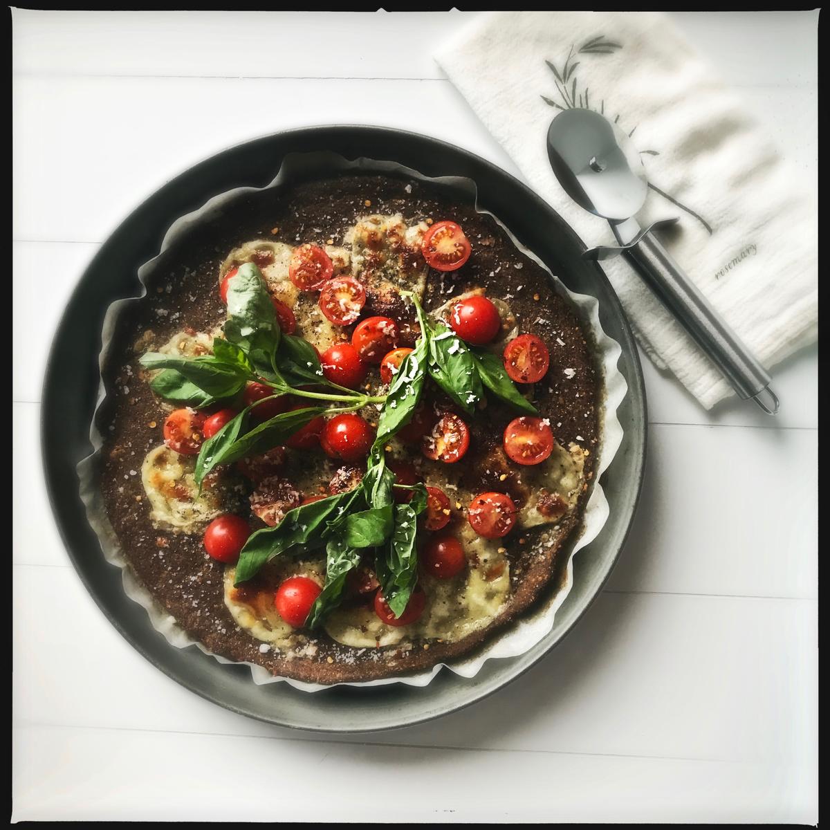 Rezeptbild: Knusprige Brokkoli Pizza - geniessen ohne Reue