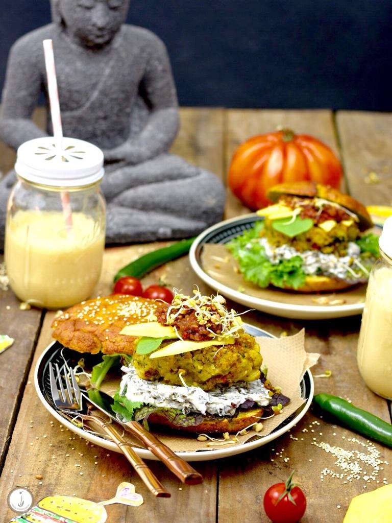 Rezeptbild: Indian-Veggi-Burger