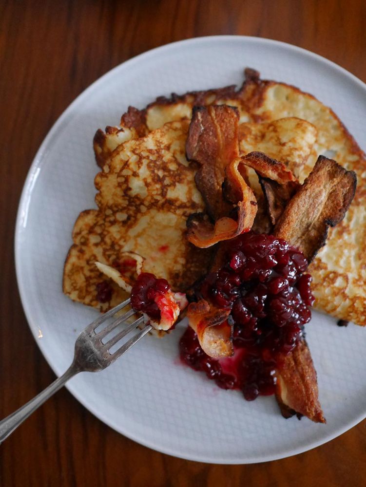 Rezeptbild: Schwedische Kartoffelpfannkuchen (Raggmunk)