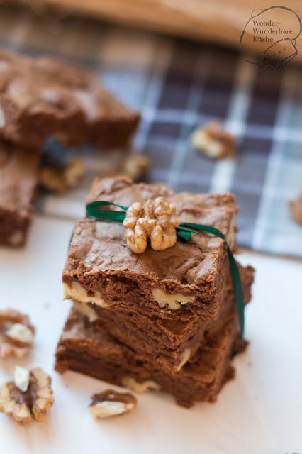 Rezeptbild: Brownies mit Walnüssen