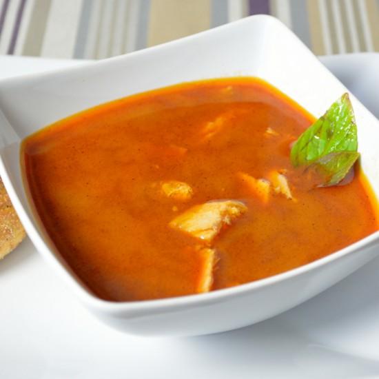 Rezeptbild: Curry-Zitronengras Suppe mit Hähnchen