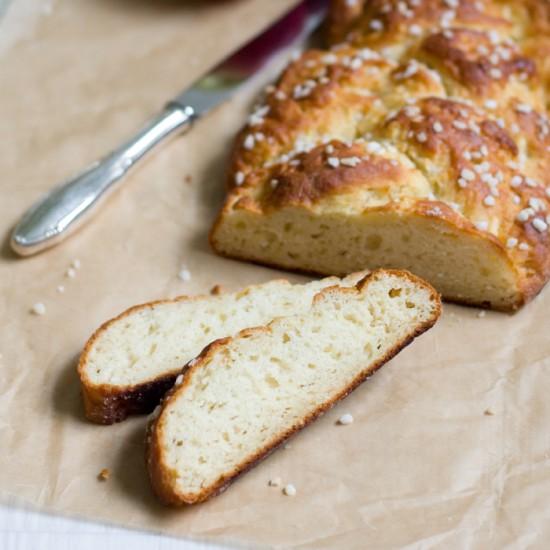 Rezeptbild: Apfel Quark Zopf