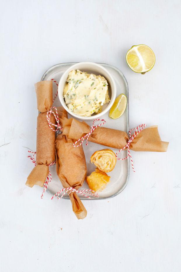 Rezeptbild: Koriander-Limetten-Butter