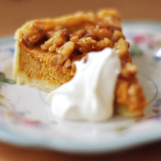 Rezeptbild: Pumpkin Pie - Amerikanischer Kürbiskuchen