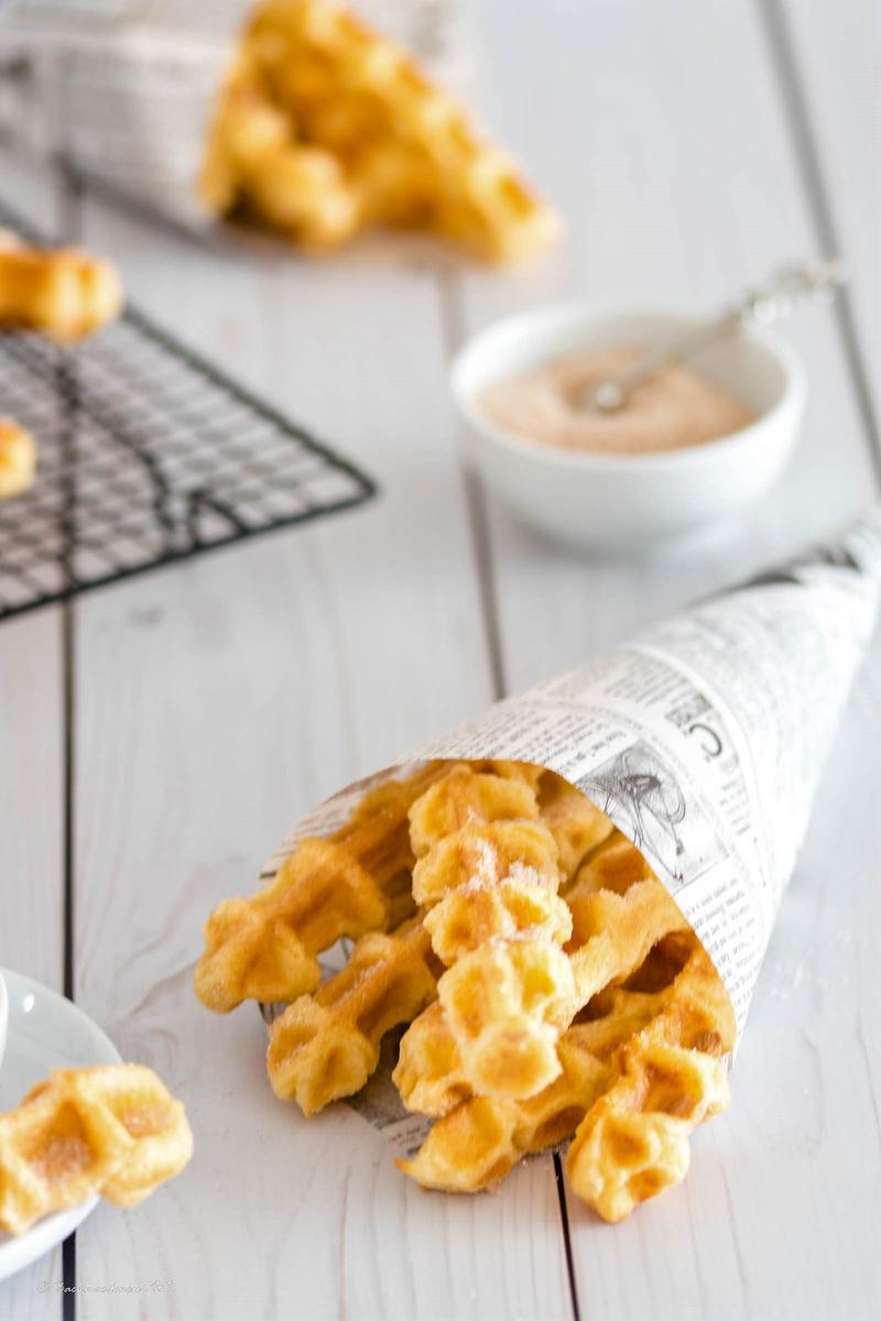 Rezeptbild: Churros Waffeln